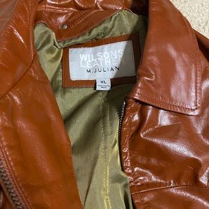 Wilson Leather red leather jacket